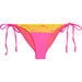 Neon Pink & Yellow Edge Lace Classic Bottom thumbnail