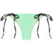 Mint & Black Polka Dot Micro Scrunch Bottom thumbnail