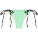 Mint & Black Polka Dot Micro Scrunch Bottom thumbnail