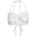 Aruba White Bridal Ruffle Lace Bikini Top thumbnail