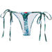 Tropical Palm Print G-String Thong Bikini Bottoms thumbnail