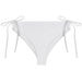 White Full Coverage Mid-Rise Scrunch Bottom thumbnail