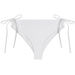 White Full Coverage Mid-Rise Scrunch Bottom thumbnail