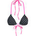 Black Polka Dot & Pink Triangle Top thumbnail