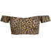 Leopard Off Shoulder Bikini Top thumbnail