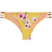 Yellow Cherry Blossom Triple Strap Classic Scrunch Bikini Bottom thumbnail