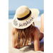 Hello Sunshine Tan Beach Hat thumbnail