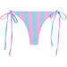 Pink & Blue Stripes Brazilian Thong Bottom thumbnail