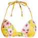 Yellow Cherry Blossom Push Up Bra thumbnail