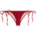 Red Sheer Obsession Classic Scrunch Bottom w/ Gold Loop Accents thumbnail