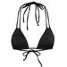 Black Double Strap Triangle Bikini Top thumbnail