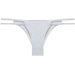 White Double Strap Micro Bikini Bottom thumbnail