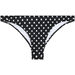 Black Polka Dot Banded Classic Scrunch Bottom thumbnail