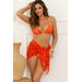 Fiery Soul Sheer Chiffon Sarong Cover Up thumbnail