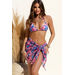 Lotus Blossom Sheer Chiffon Sarong Cover Up thumbnail