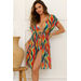 Electric Reef Open Mesh Cover Up w/ Drawstring Waist thumbnail