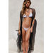 Black Kiss Sleeveless Fringed Beach Cover Up thumbnail