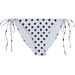 White Polka Dot Full Coverage Scrunch Bottom thumbnail