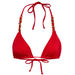 Red Triangle Bikini On a Chain Top thumbnail