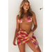 Tropical Splash Sheer Chiffon Sarong Cover Up thumbnail