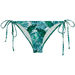 Tropical Palm Print Classic Scrunch Bikini Bottoms thumbnail