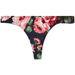 Rose Garden Print Brazilian Thong Bikini Bottoms thumbnail