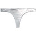 Silver Banded Brazilian Thong Bottom thumbnail