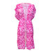 Pink Camo Open Mesh Cover Up w/ Drawstring Waist thumbnail