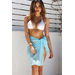 Cuveé Sky Blue Lightweight Mesh Wrap Beach Cover Up thumbnail