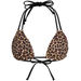 Leopard Double Strap Bikini Top  thumbnail