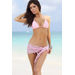 Cuba Libre Baby Pink Mini Crochet Sexy Sarong Beach Cover Up thumbnail