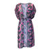 Safari Rose Leopard Open Mesh Cover Up w/ Drawstring Waist thumbnail