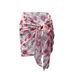 Vintage Peony Sheer Chiffon Sarong Cover Up thumbnail