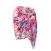 Watercolor Garden Sheer Chiffon Sarong Cover Up thumbnail