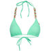 Mint Triangle Bikini On a Chain Top thumbnail