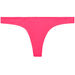 Neon Coral Banded Brazilian Thong Bottom thumbnail