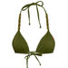 Olive Triangle Bikini On a Chain Top thumbnail