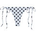 White Polka Dot Brazilian Thong Bottom thumbnail
