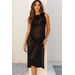 Bayside Black  Crochet Beach Cover Up Dress thumbnail