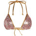Pink & Gold Sequin Triangle Top thumbnail