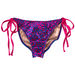 Blue & Fuchsia Leopard Full Coverage Scrunch Bottom  thumbnail