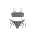 Black & White Gingham Micro Bikini Bottom thumbnail
