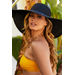 Bridgewater Bay Black Floppy Hat  thumbnail