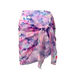 Purple Galaxy Sheer Chiffon Sarong Cover Up thumbnail