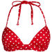 Red Polka Dot Push Up Bra thumbnail