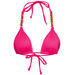 Fuchsia Triangle Bikini On a Chain Top  thumbnail