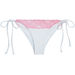 White & Baby Pink Edge Lace Classic Bottom thumbnail