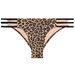 Leopard Triple Strap Classic Scrunch Bikini Bottom thumbnail