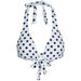 White Polka Dot Adjustable Halter Top thumbnail